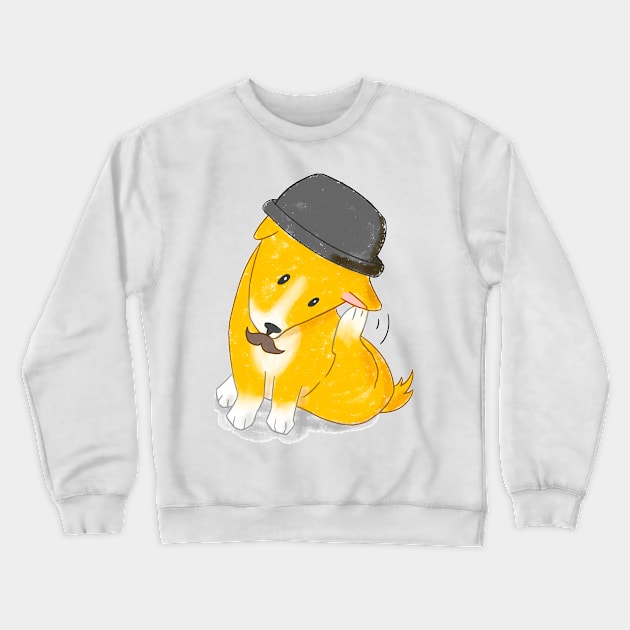 Corgi Watson Crewneck Sweatshirt by whatsun